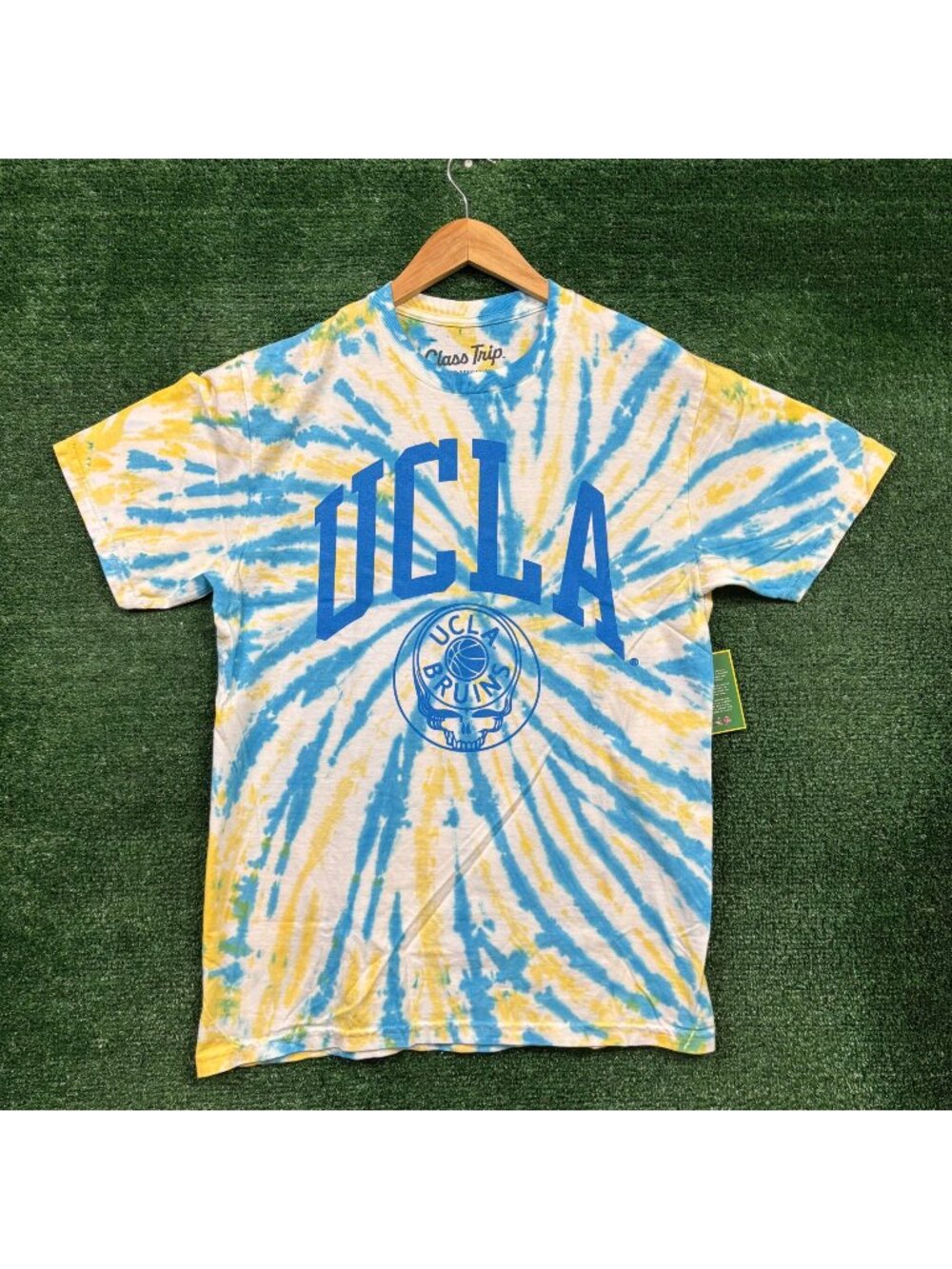 UCLA Basketball x Grateful Dead Rock Band Tie-Dye T-Shirt Size Small
